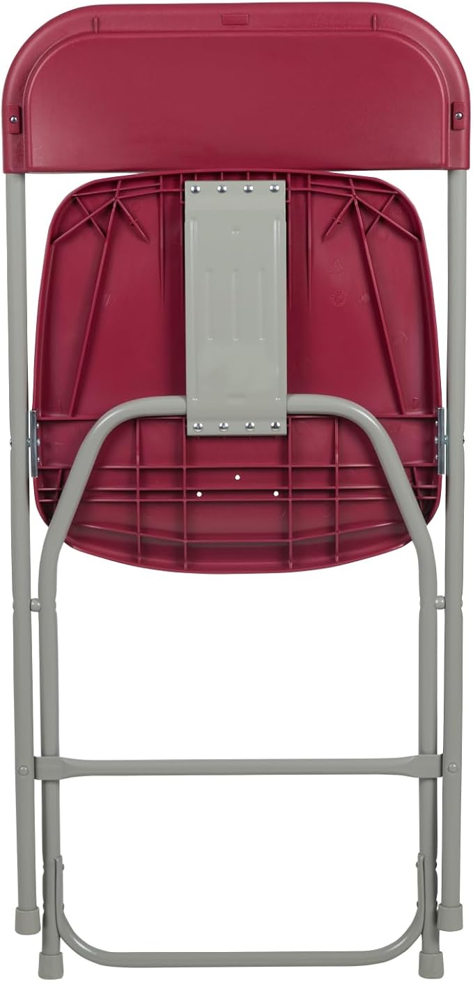 Hercules Series Plastic Folding Chair Red
