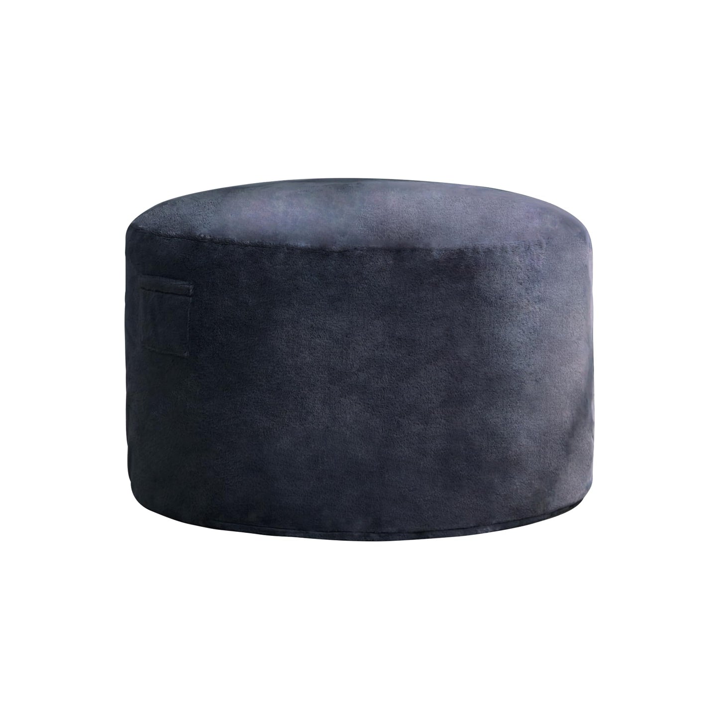 Hobestluk 5ft Bean Bag Chairs for Adults Large Beanbag Chair with Plush Faux Fur Cover Big Bean Bag Chair for Living Room Bedroom Dorm Office - Dark Grey (50” x 50” x 24”)