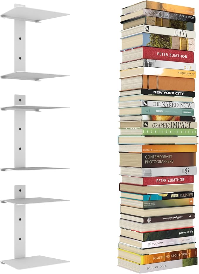 Mefirt Invisible Floating Bookshelves