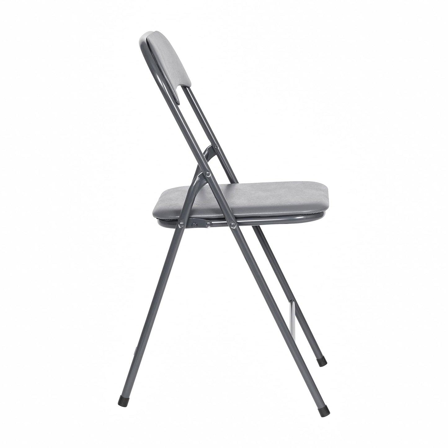 Flash Furniture Madison 5-Piece Folding Card Table and Chairs Set, Portable Event Table and Chairs Set for Indoor and Outdoor Gatherings, Gray