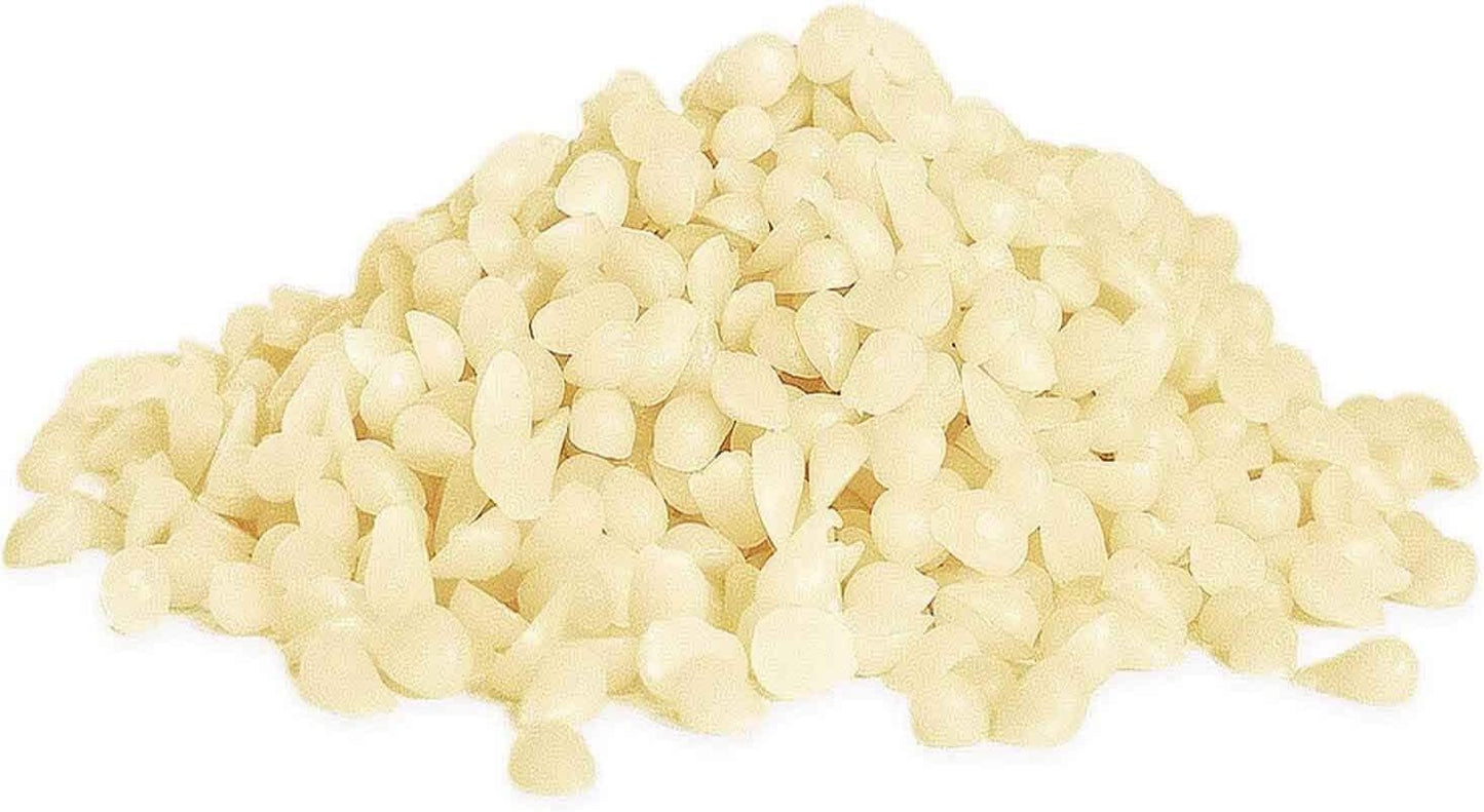 Grcdoyvl Natural White Beeswax Granules (10-Pound) | Unrefined Pure Material for DIY Projects | Candle Making, Skin Care, Lip Balm, Soap Base | Organic Beeswax Pellets