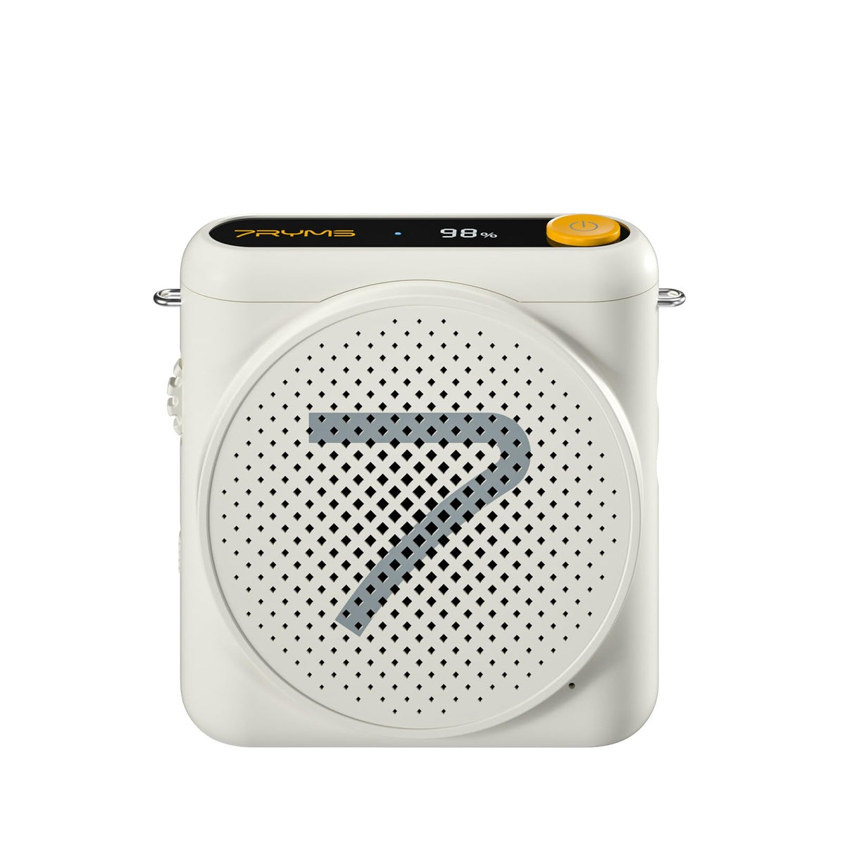 7RYMS WA1(SE) Portable Voice Amplifier for Teachers with Wired Headset Microphone,Mini Speaker Microphone for Classroom,Speech,Training Outdoor,Speaker Megaphone with Noise Canceling, 23H Workin-White