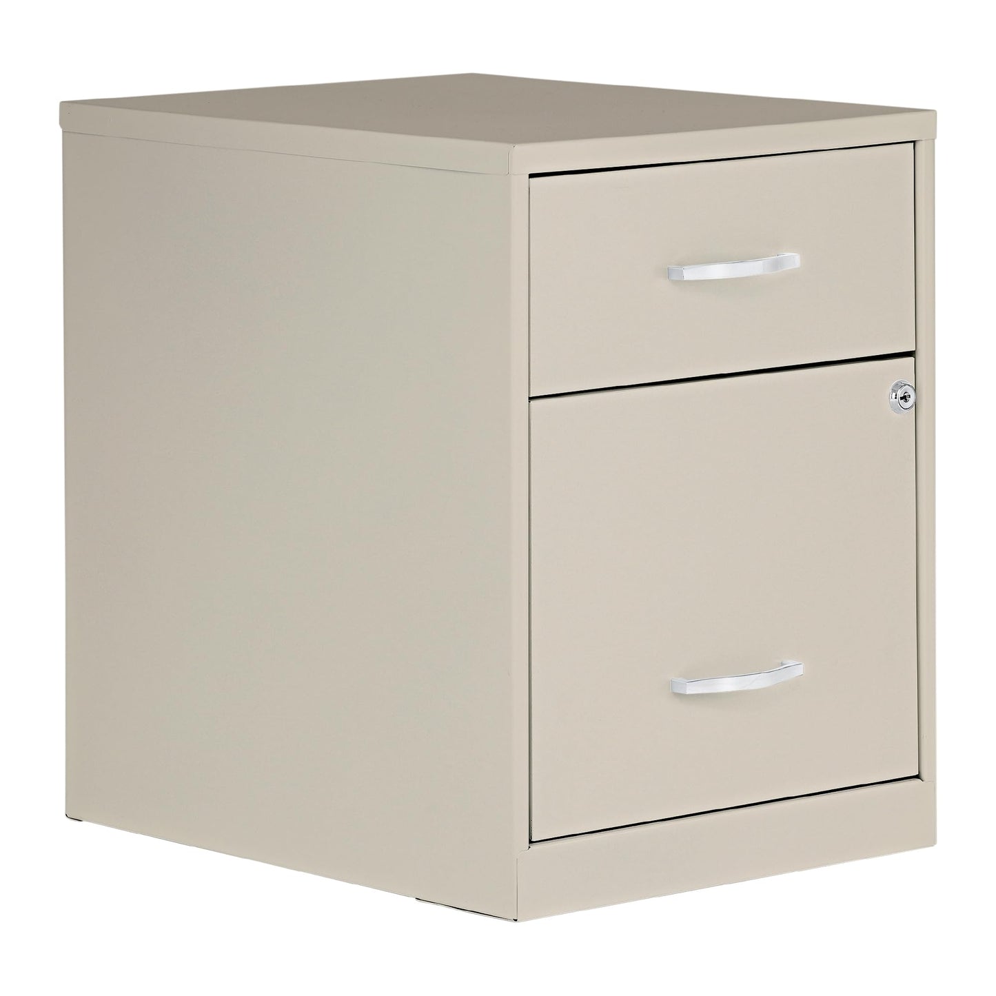 NuSparc 2 Drawer Locking Filing Cabinet | Pre-Assembled Steel Construction | Low-Profile Design is Perfect for Home and Small Office | Letter-Size | Assembled in USA