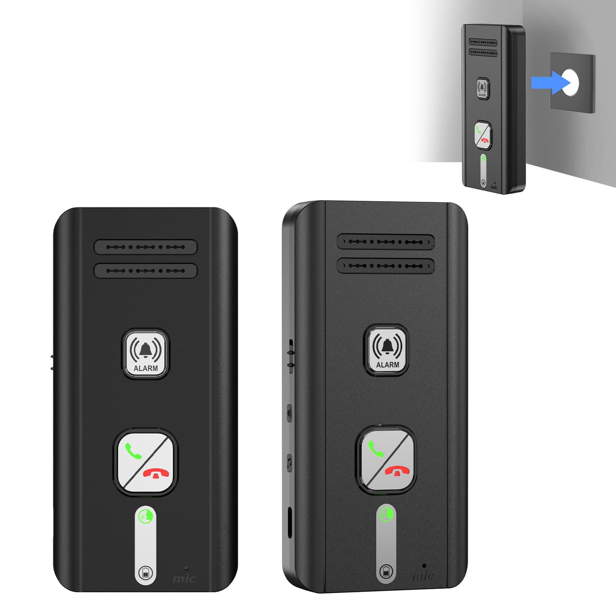 2 Way Intercoms Wireless for Home Office,2026 Upgraded Magnetic Adsorption Long Range Intercom System,Intercom Wall Mounted Portable Room to Room 30 Days Long Standby Time 5 Level Volume Adjustment