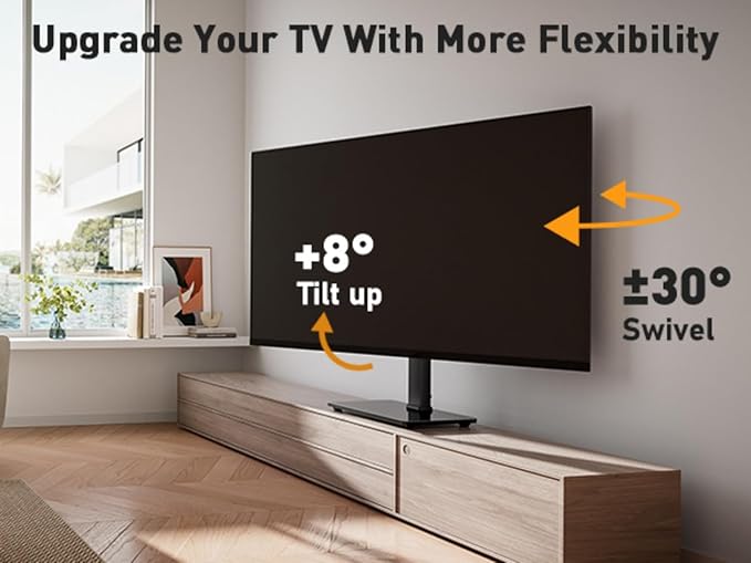 Perlegear Universal Swivel TV Stand Base