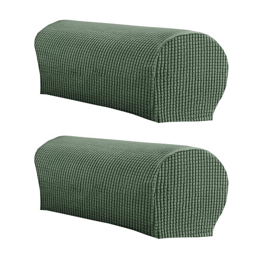 LINGXIYA Soft Stretch Plush Armrest Cover, Armrest Covers for Chairs/Sofas, Couch Arm Covers, Furniture Protector Armchair Slipcover for Recliner, Set of 2(NOT Suitable for Leather Sofas)