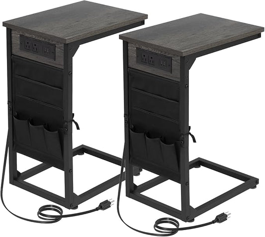 AMHANCIBLE C Shaped End Table