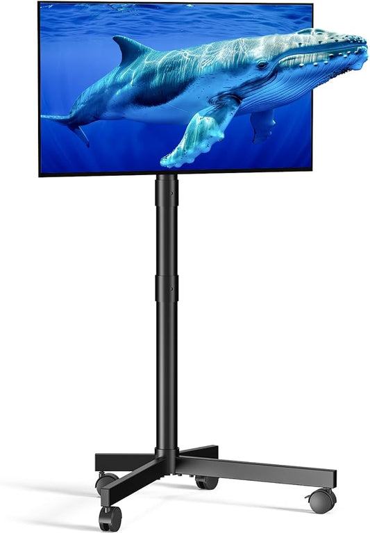 Mobile TV Cart Rolling TV Stand