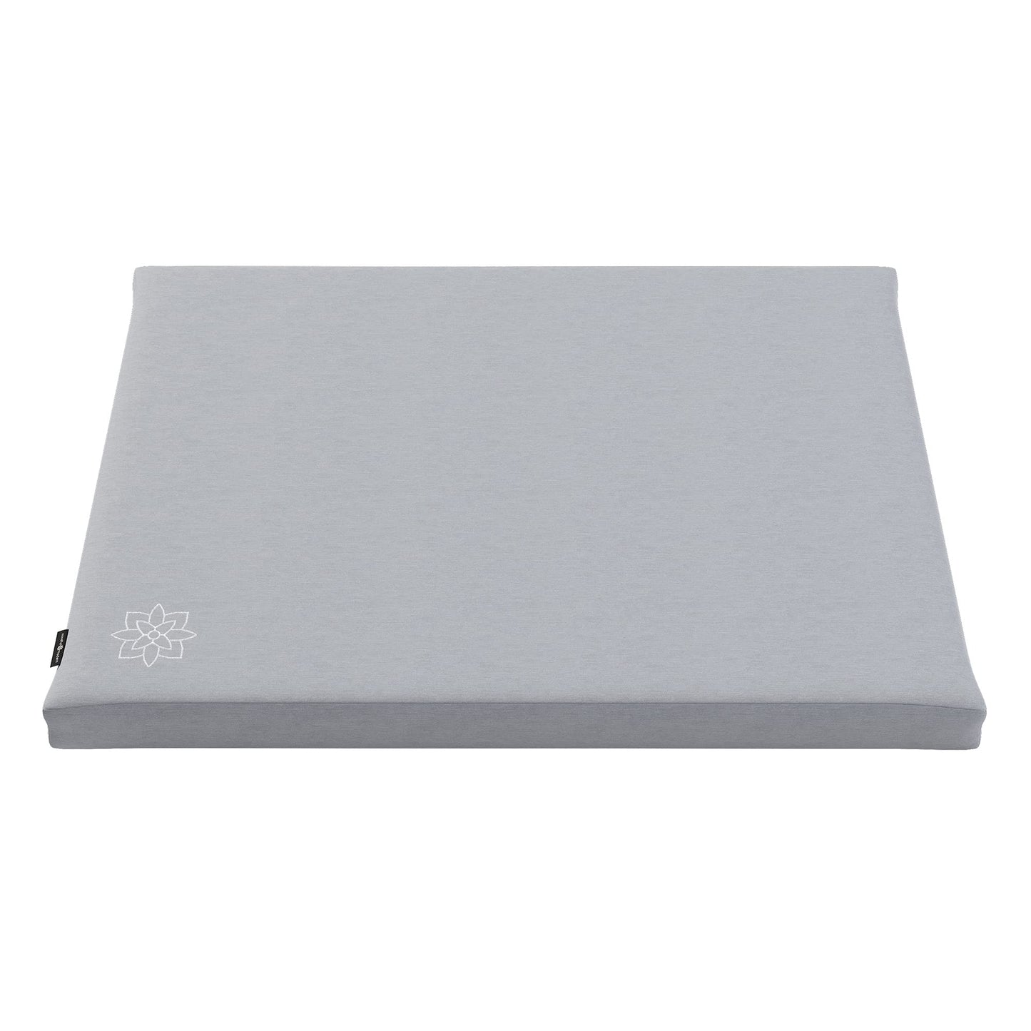 Mindful Modern Zabuton Meditation Mat - Cotton Filled Yoga and Meditation Pad - Zabuton Meditation Cushion for Kneeling and Sitting Support - Large Rectangular Sitting Floor Pillow for Bench or Zafu
