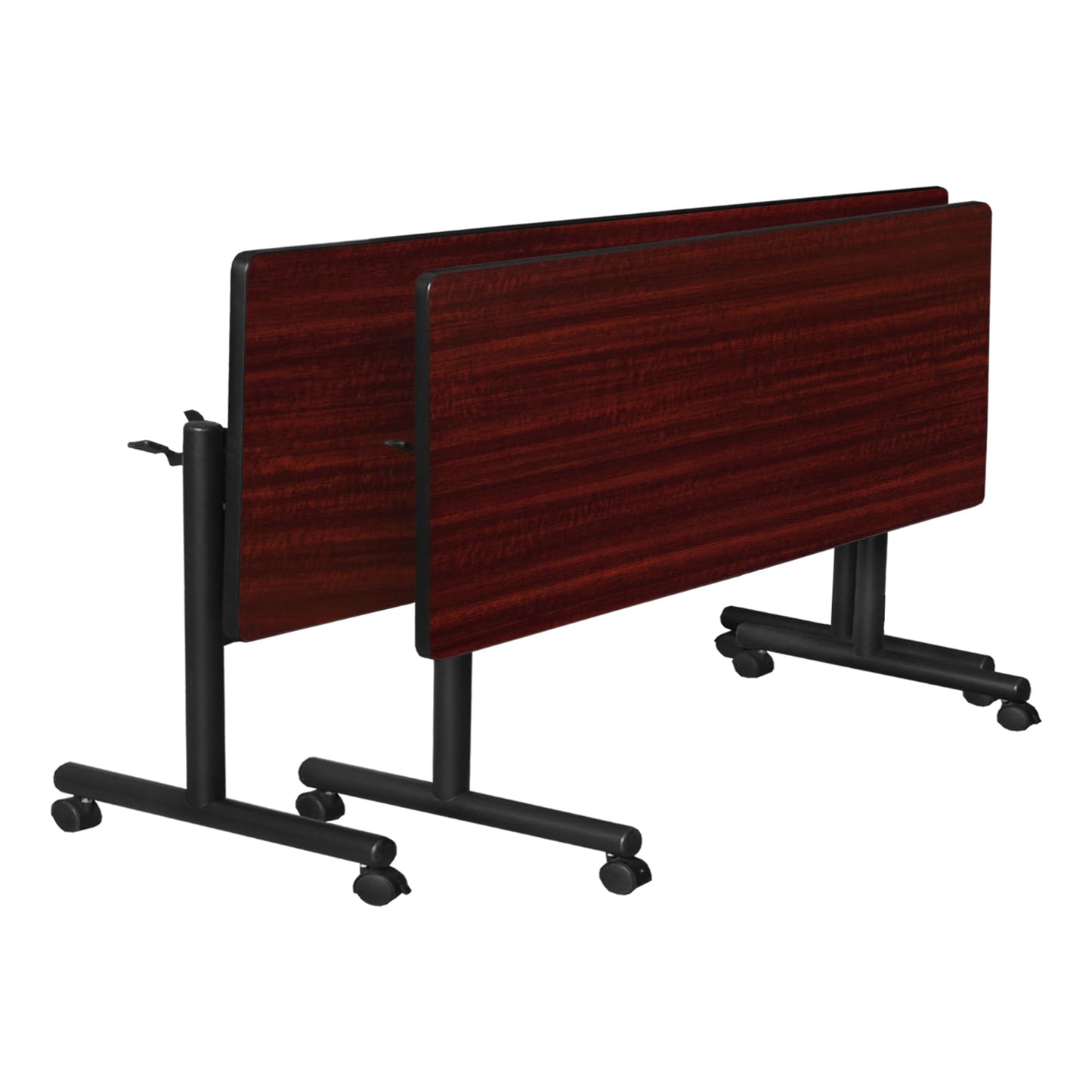 Regency Kobe 48 x 30 in. Flip-Top Training Nesting Table- Mahogany