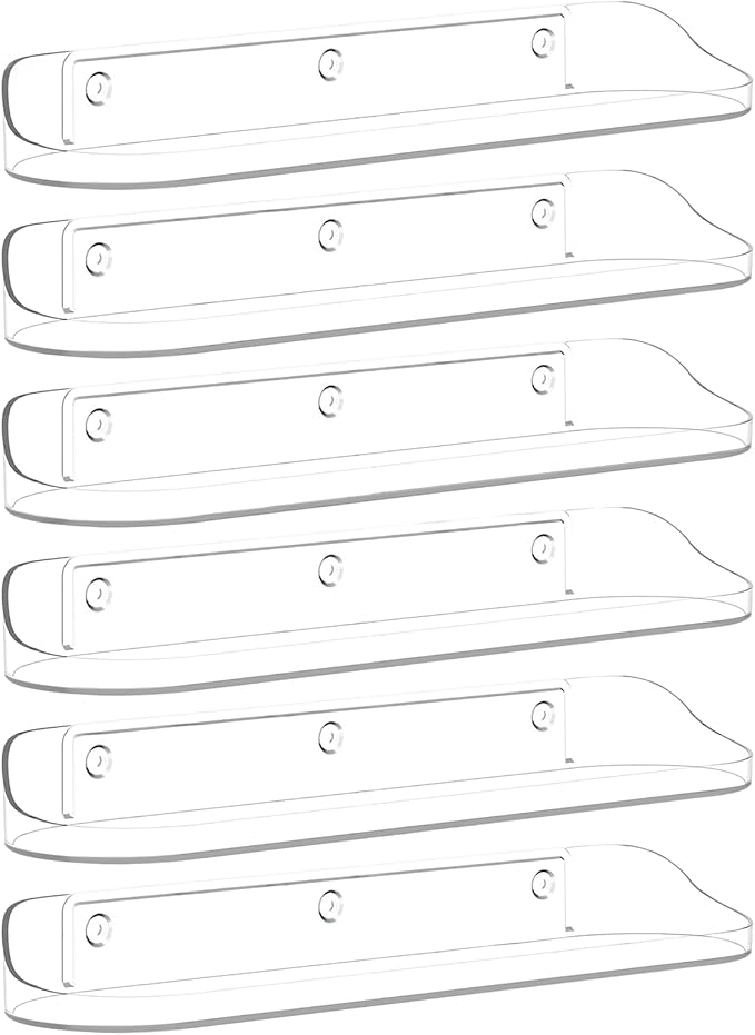 SpaceWhisper Floating Shelves for Wall, Living Room, Display Hanging Shelf