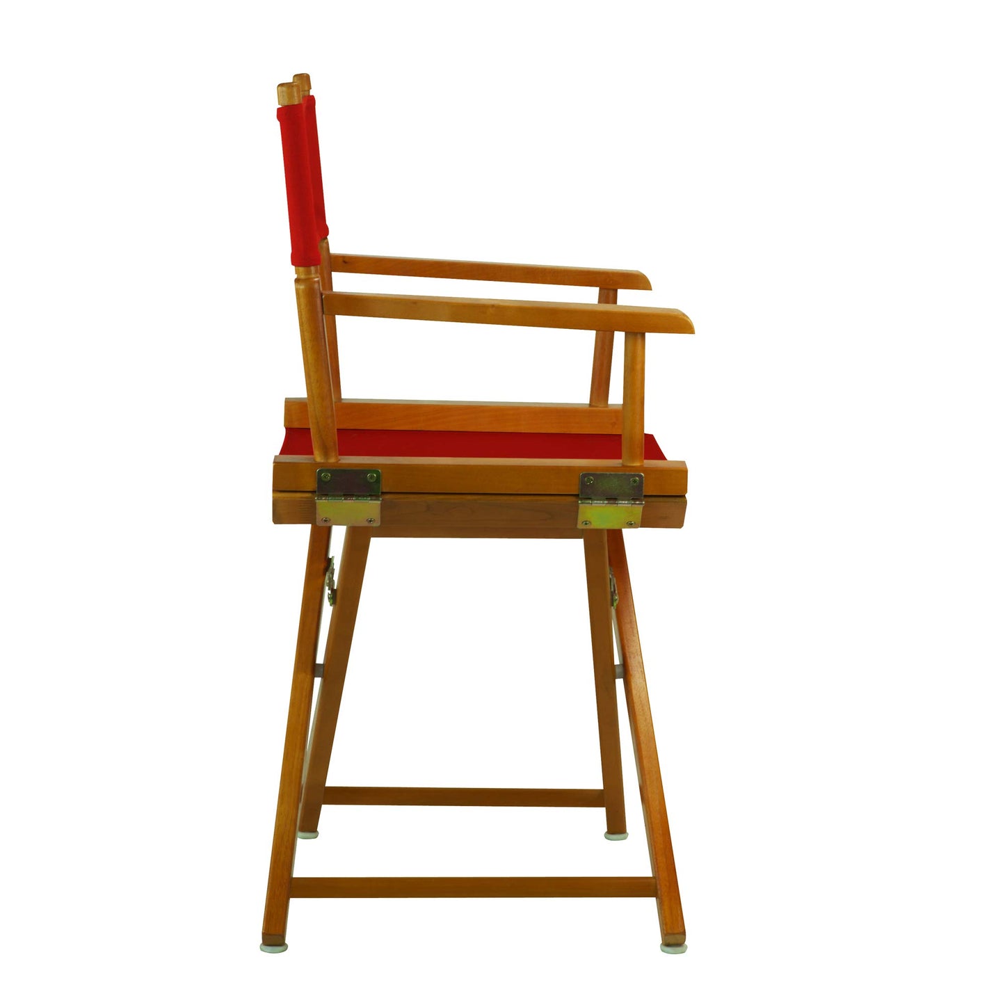 Casual Home 18" Director's Chair Honey Oak Frame with Red Canvas