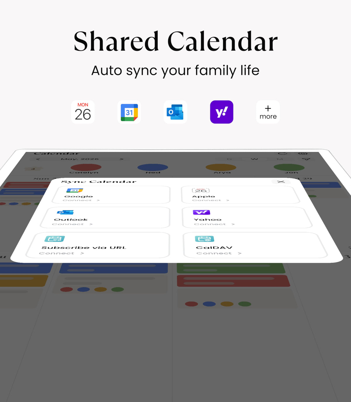 Cozyla Calendar Plus 2: 32"4K Smart Digital Calendar Wall Touch Screen & No Subscription Family Dashboard, Electronic Display for Family System- Chore Chart, Meal Planner, Support App Store Wall Mount