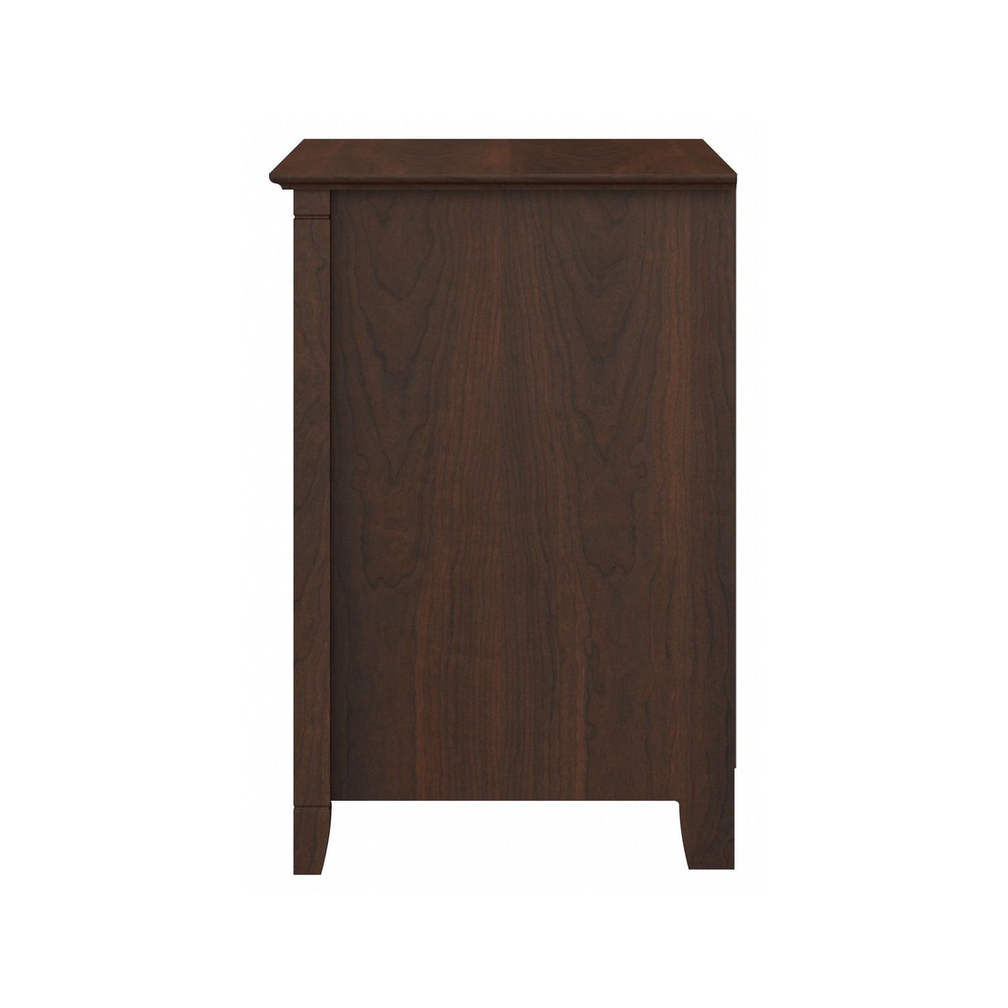 Bush Home Key West 2 Drawer Lateral File Cabinet in Bing Cherry, Document Storage for Home Office, Accent Chest with Drawers