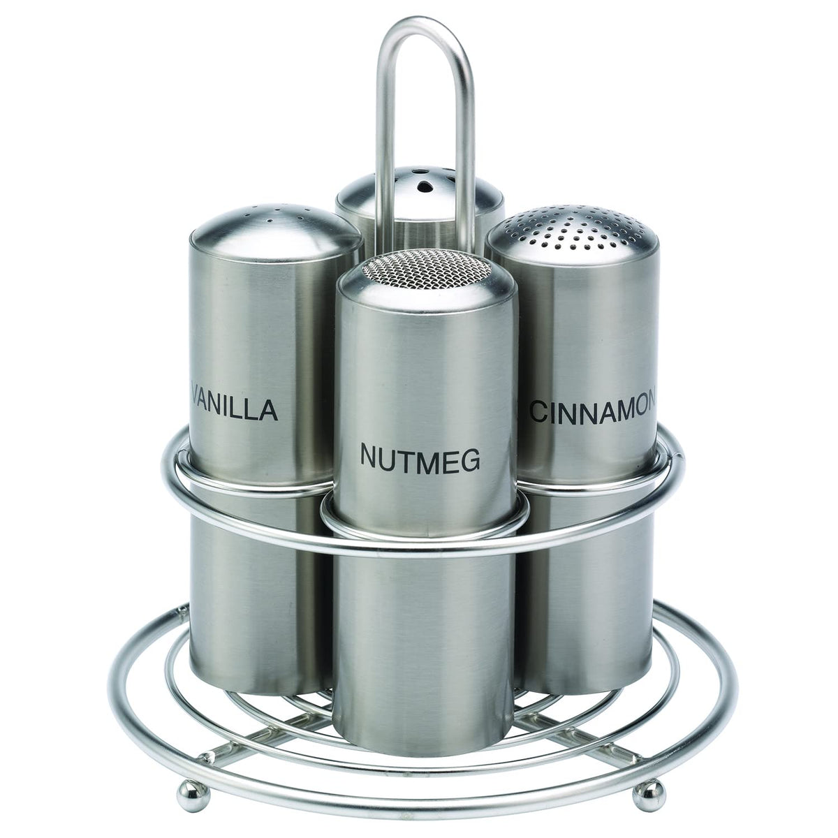 Service Ideas STCMESHNUTM Condiment Shaker, Mesh, Nutmeg Imprint