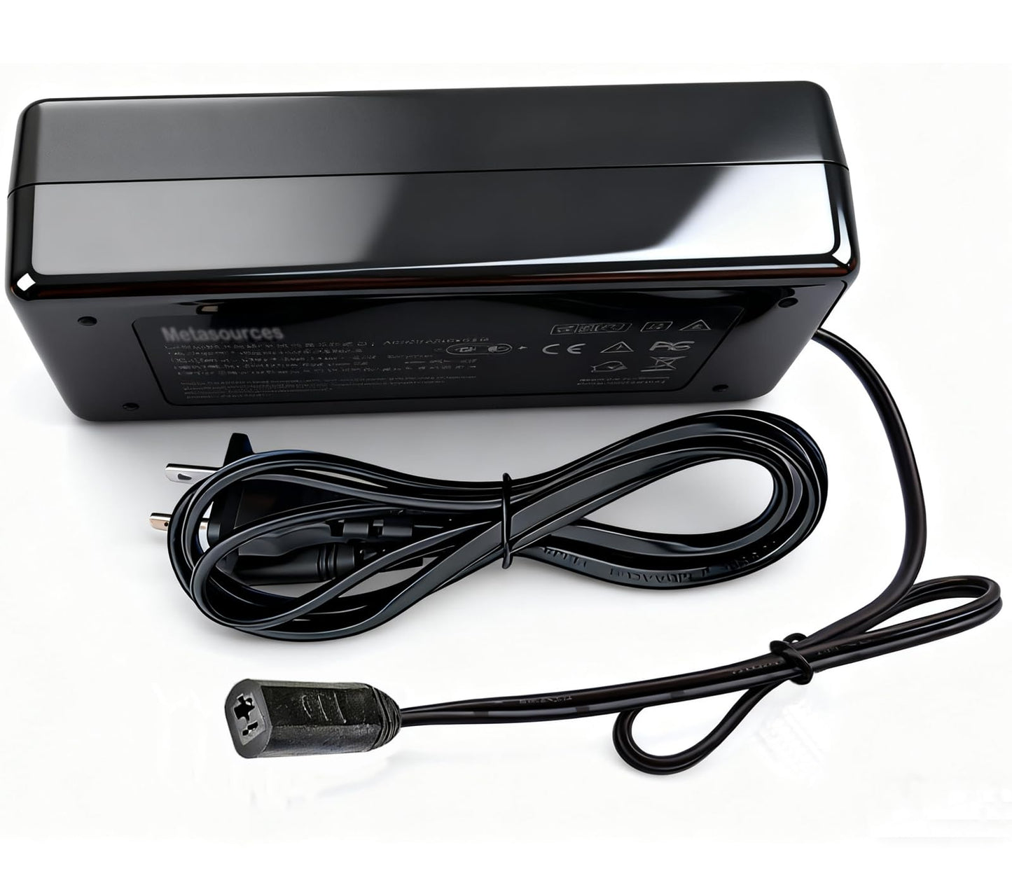 Metasources 2-Prong 29V AC/DC Adapter Compatible with Furmax ST241 40" 48" 55" 63" 40 x 24 48 x 24 55 x 24 in 63 x 24 Inches Electric Height Adjustable Sit Stand Up Standing Desk Power Supply Cord