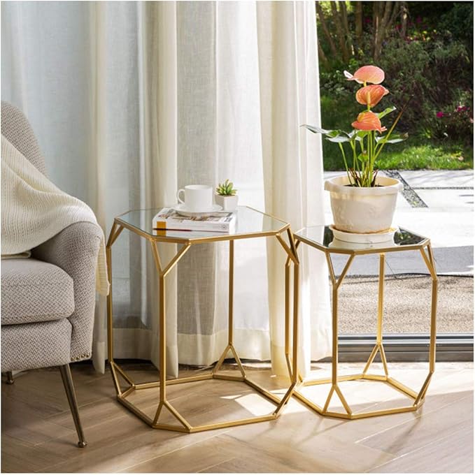 Glitzhome Modern Nesting Tables, Side/End Tables