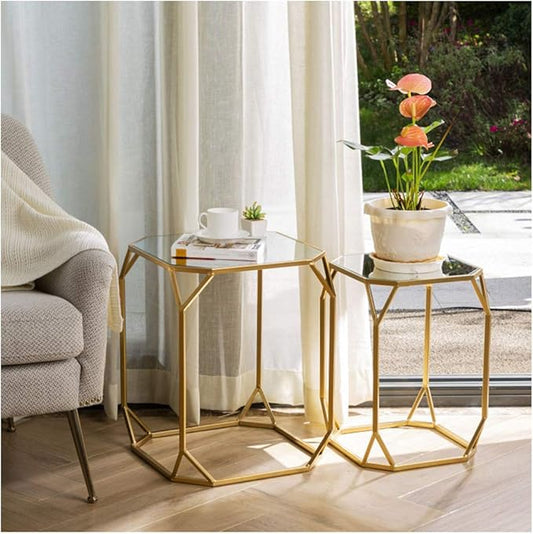 Glitzhome Modern Nesting Tables, Side/End Tables
