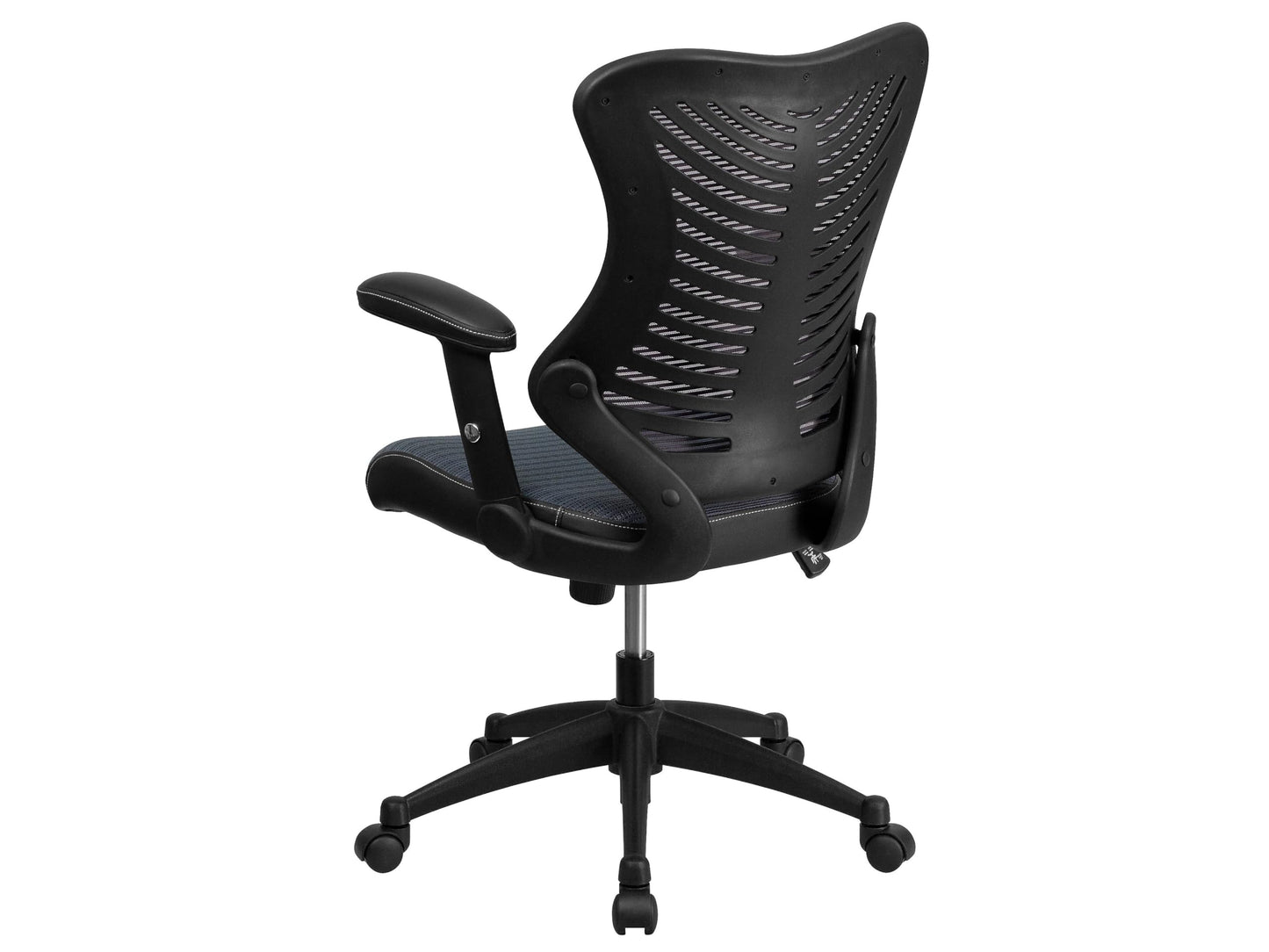Flash Furniture Kale High Back Designer Gray Mesh Executive Swivel Ergonomic Office Chair with Adjustable Arms