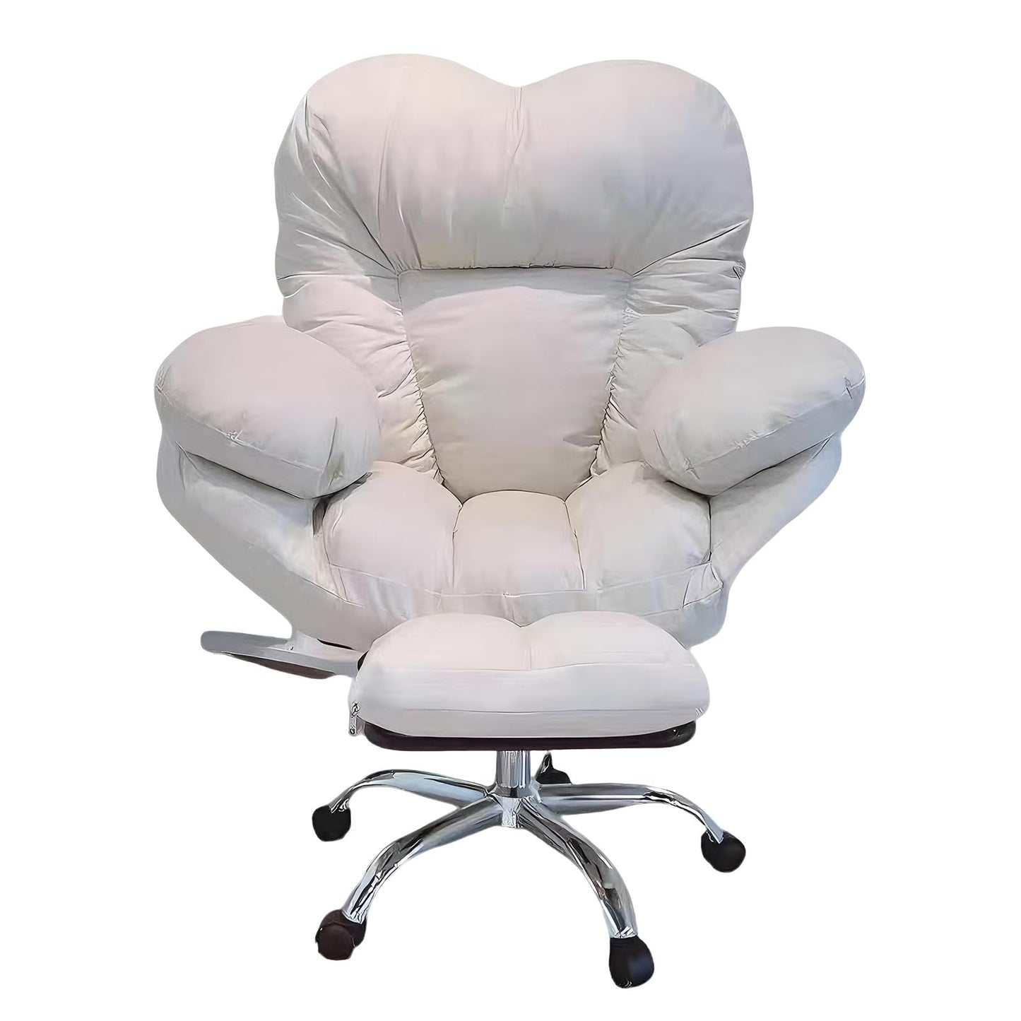 Lazy Sofa Gaming Chair,with Retractable Footrest 360 Swivel Study Chair Lift Computer Gaming Chair Ergonomic Office Chairs Reading Chair for Living Room Bedroom Office