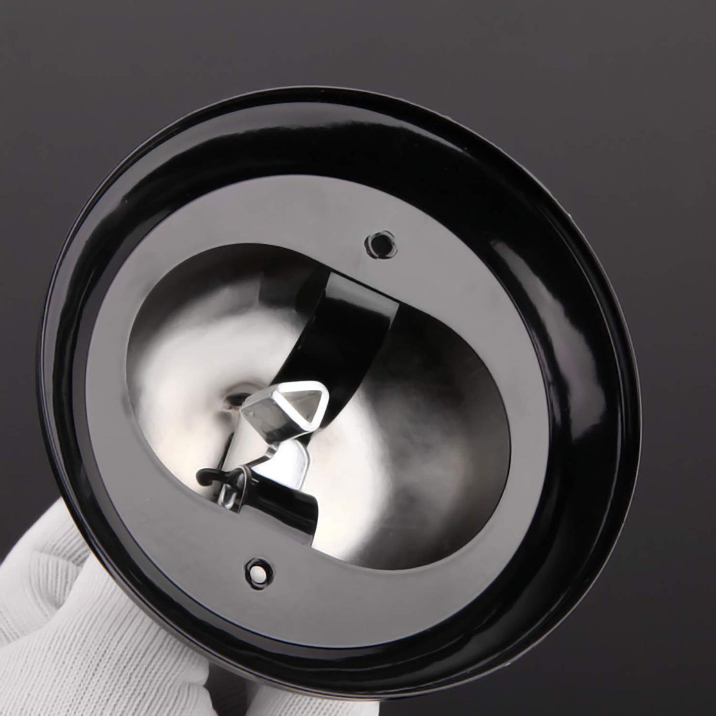 HeeYaa Call Bell 2 Packs 3.3 Inch Diameter with Metal Anti-Rust Construction, Desk Bell for Hotels, Schools, Restaurants, Reception Areas, Hospitals, Warehouses(Silver)