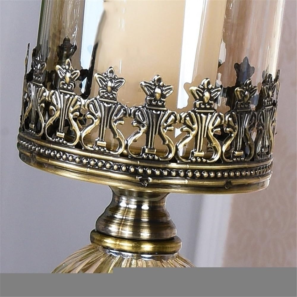 YUHUAWF Candle Holderss 2 Pcs Luxury Table Decoration Metal Candle Holder for Home Wedding Event and Party Festival Decorative Candlestick