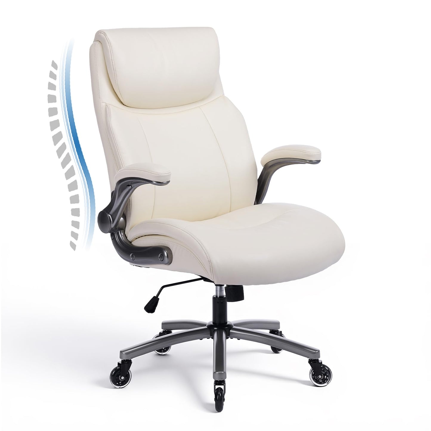 MALOL Heavy Duty Ergonomic Executive Office Chairs, Beige