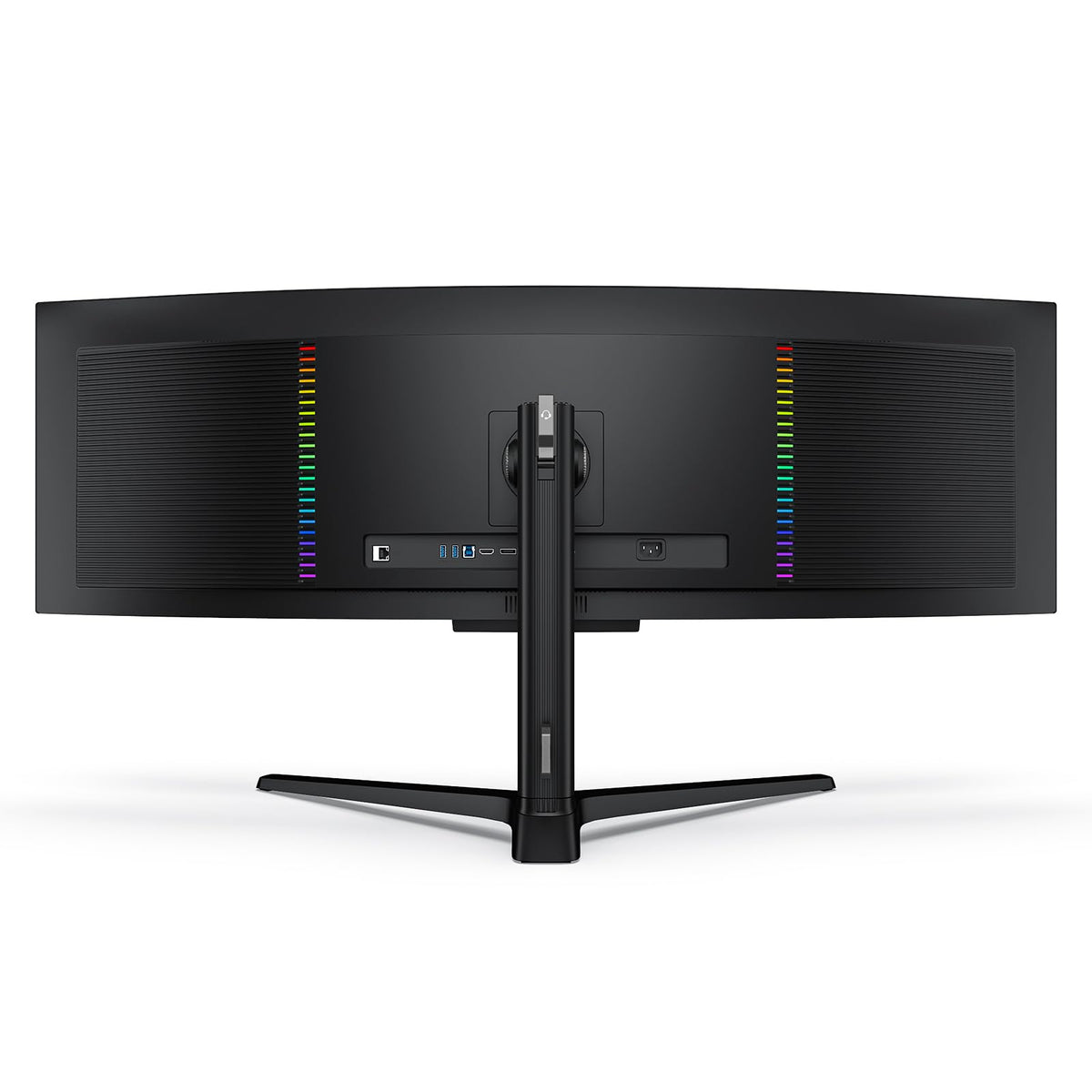 INNOCN 49" 49Q1S OLED Curved Gaming Monitor 5120 x 1440p 240Hz, 0.03ms, USB Type C 90W, HDMI 2.1, DisplayPort, USB Hub, Surrounding Speakers, Adaptive-Sync, Height Adjustable Stand, Black