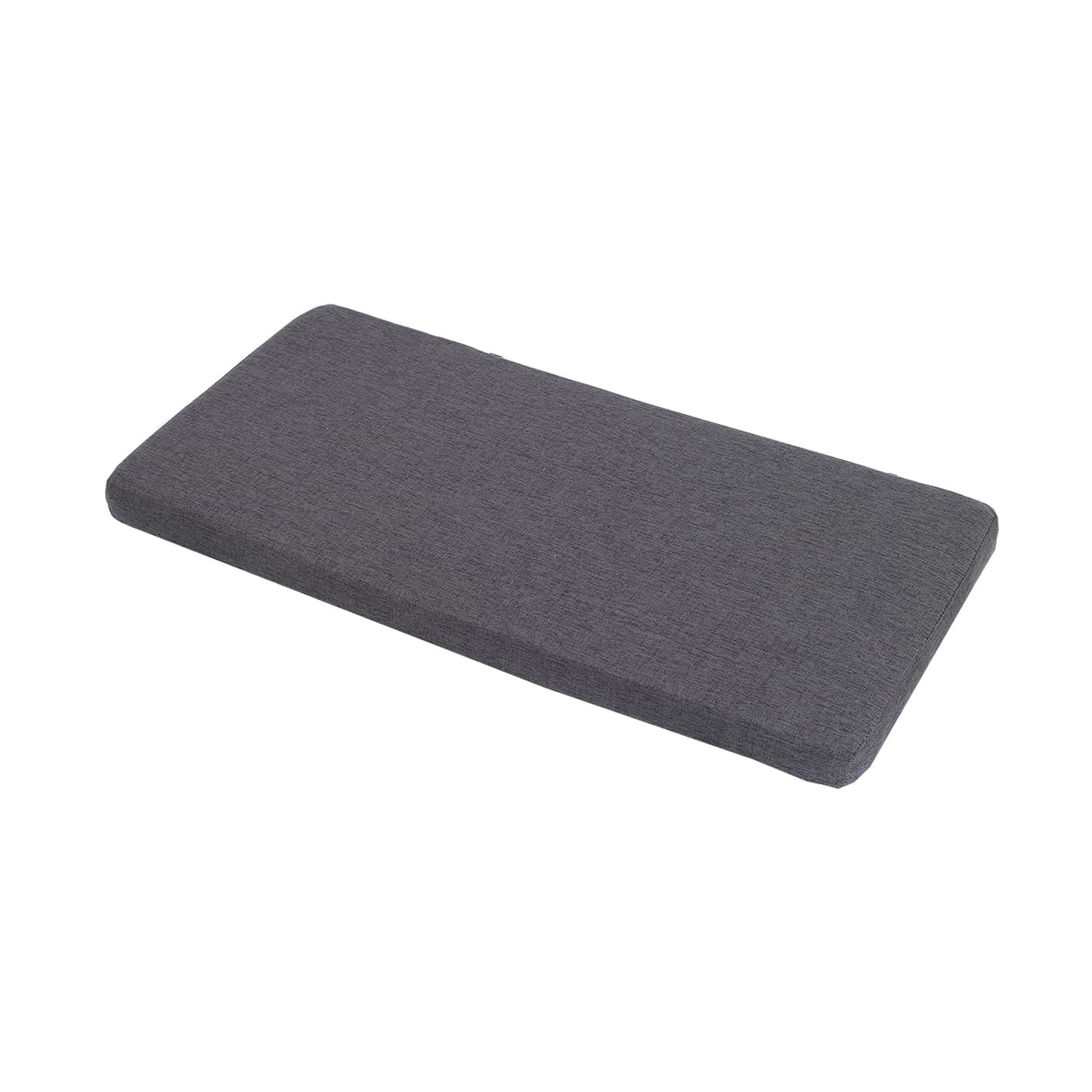 Barpoullar 60x16 in Rectangle Bench Cushion for Indoor Furniture Non-Slip Long Dining Seat Pad, Washable Textured Fabric Window Cushions for Entryway Bench, Farmhouse Mudroom Piano Stool, Gray
