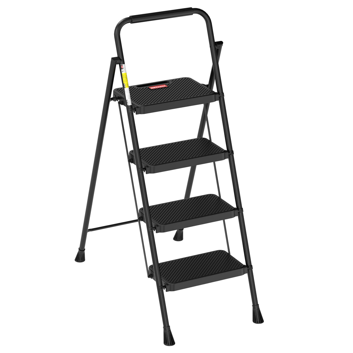 HBTower Step Ladder, Step Stool Foldable for Adults with Wide Anti-Slip Pedal, Lightweight 4 Step Ladders for Home