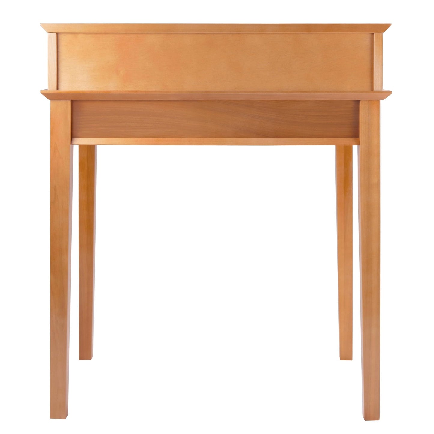 Winsome Studio Writing Desk with 3 Drawers in Honey, Classic Small Home Office Computer Table, Sturdy Furniture for Bedroom, Living Room, Compact & Convenient for Small Spaces