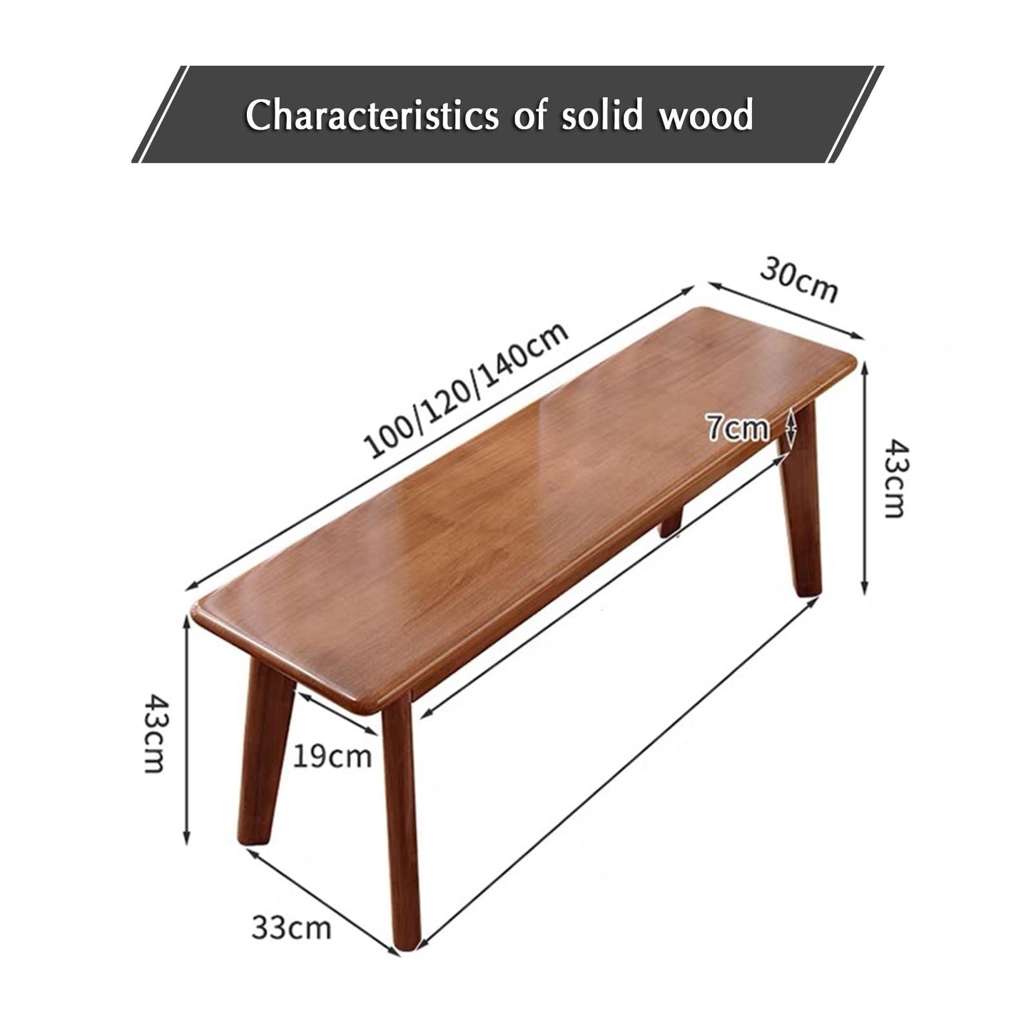 LWJQRSP Wooden Shoe Storage Bench for Entryway Dining Room Indoor/Outdoor UseIvory White 150 * 30 cmPerfect for Patio Porch End of Bed and Lawn nization