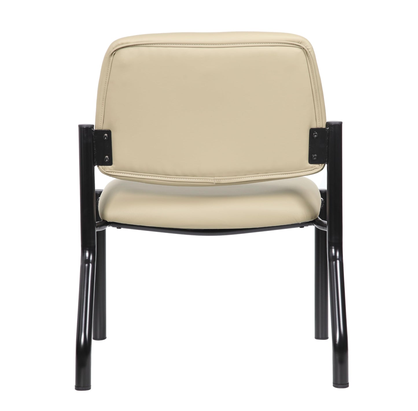 Boss Armless Guest Chair, 400 lb. Weight Capacity, Beige