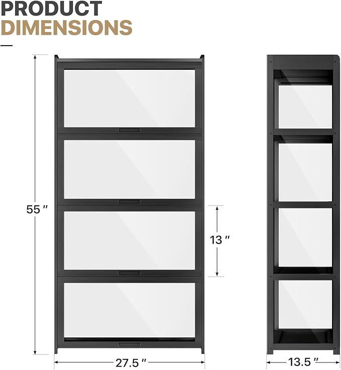 MoNiBloom 55" Curio Display Cabinet