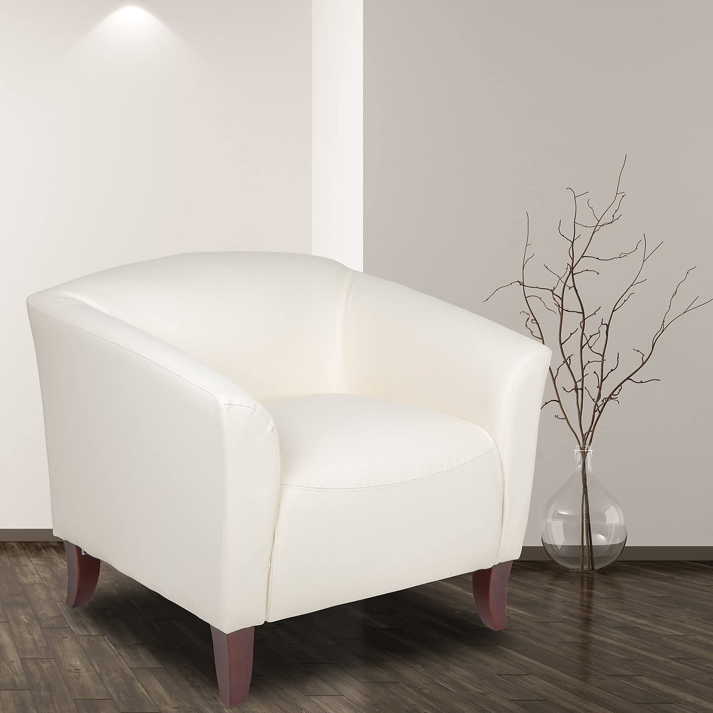 Flash Furniture HERCULES Imperial Series Ivory LeatherSoft Chair
