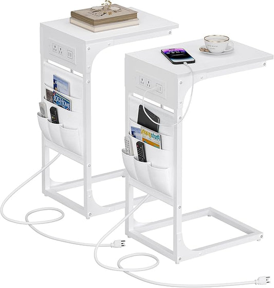 TUTOTAK C Shaped End Table