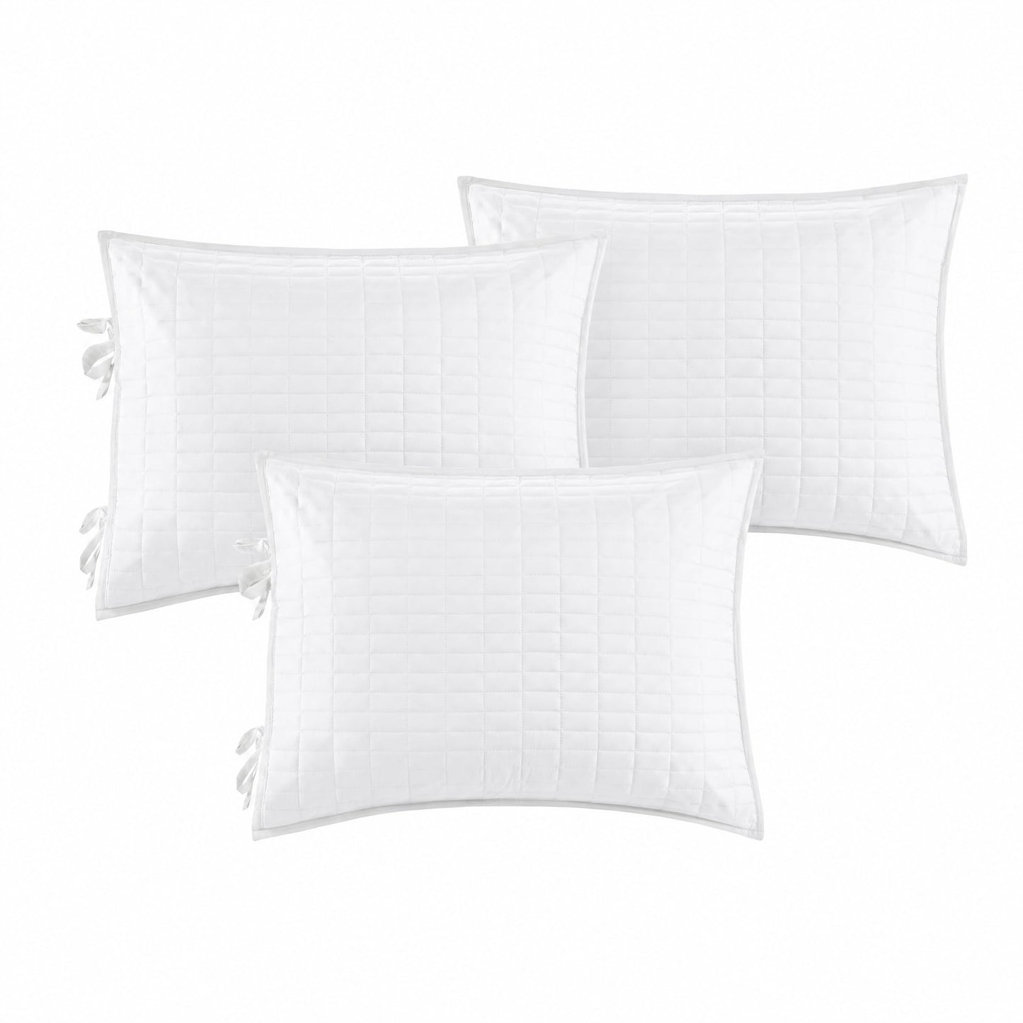 Comfort Spaces Daybed Cover - Luxe Double Sided Quilting, All Season Cozy Bedding with Bedskirt, Matching Shams, Kienna White 75"x39" 5 Piece