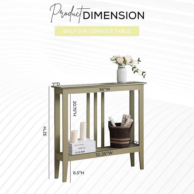 Kings Brand Furniture Narrow Console Table