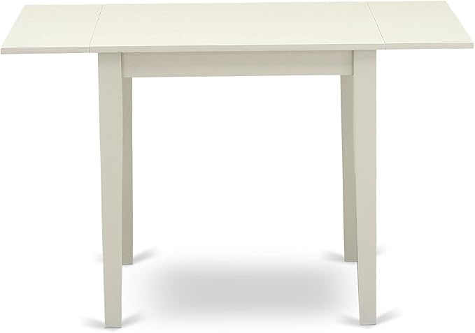East West Furniture NDVA3-LWH-C 3 Piece Kitchen Table & Chairs Set Contains a