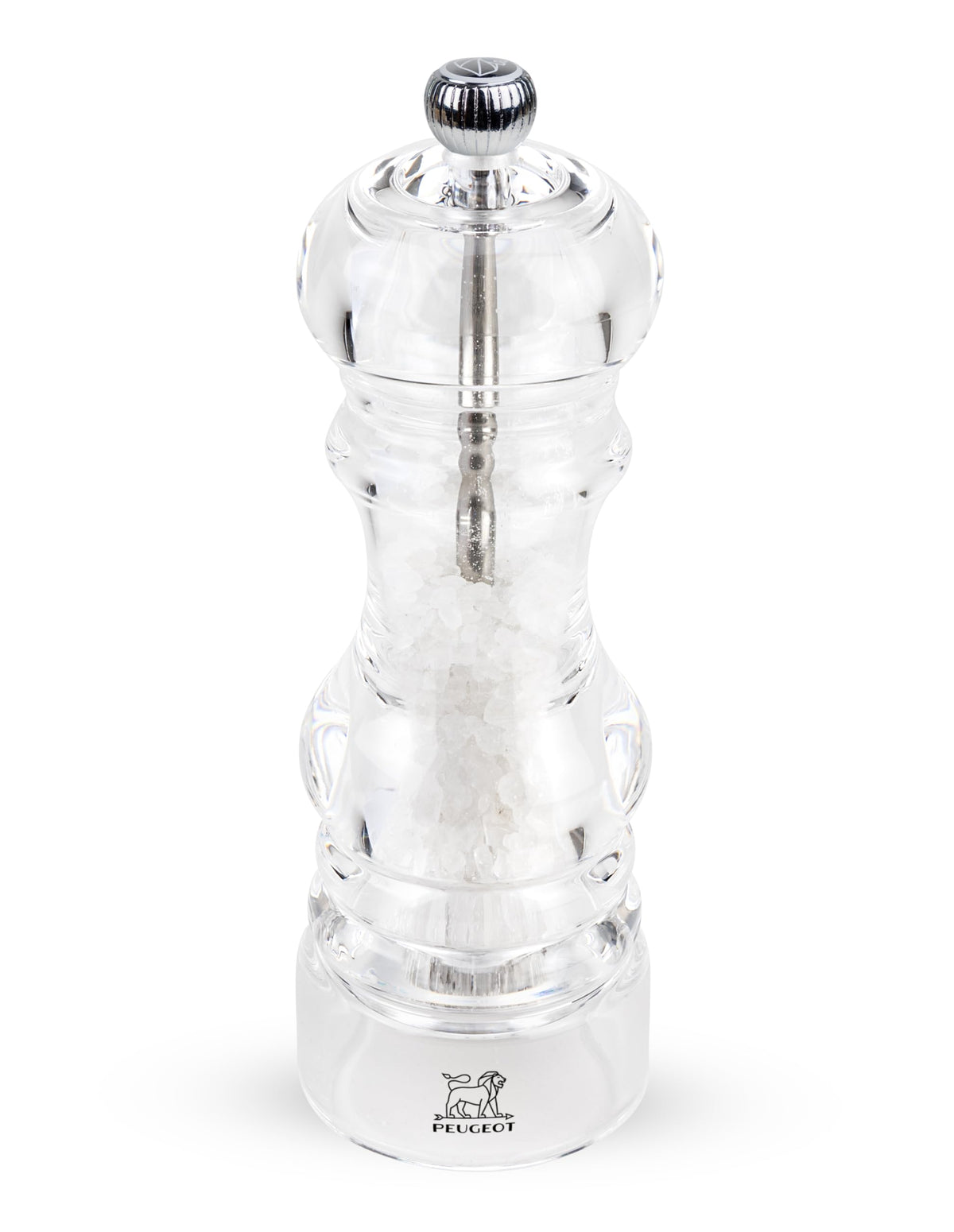 PEUGEOT- Paris Nancy Zirlion Salt Mill, Acrylic, 18 cm - 7 in