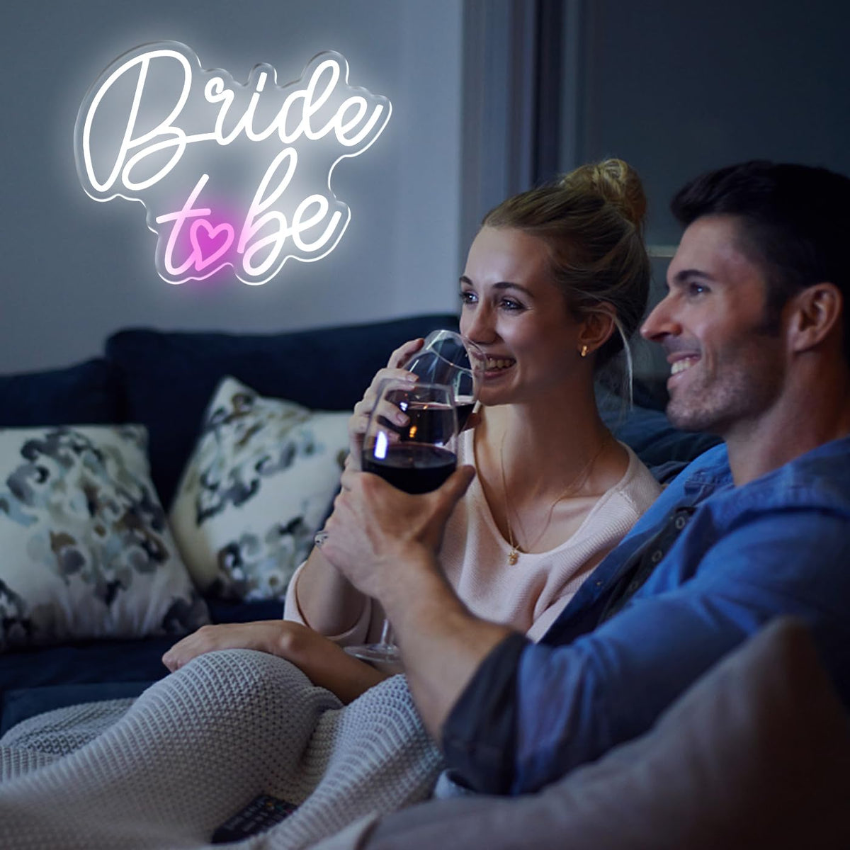 UExnkj-Y Bride to Be Neon Sign Wedding Light Signs White Led Neon Light Signs USB Dimmable Led Lights Sign for Bachelorette Engagement Party Bridal Shower