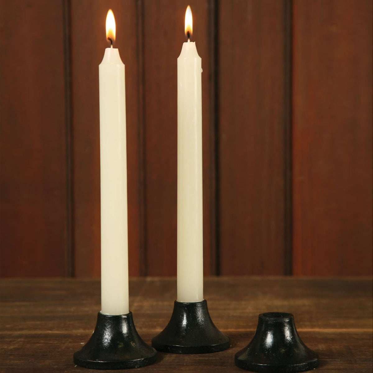 HomArt Brooks Decorative Cast Iron Taper Candle Holder