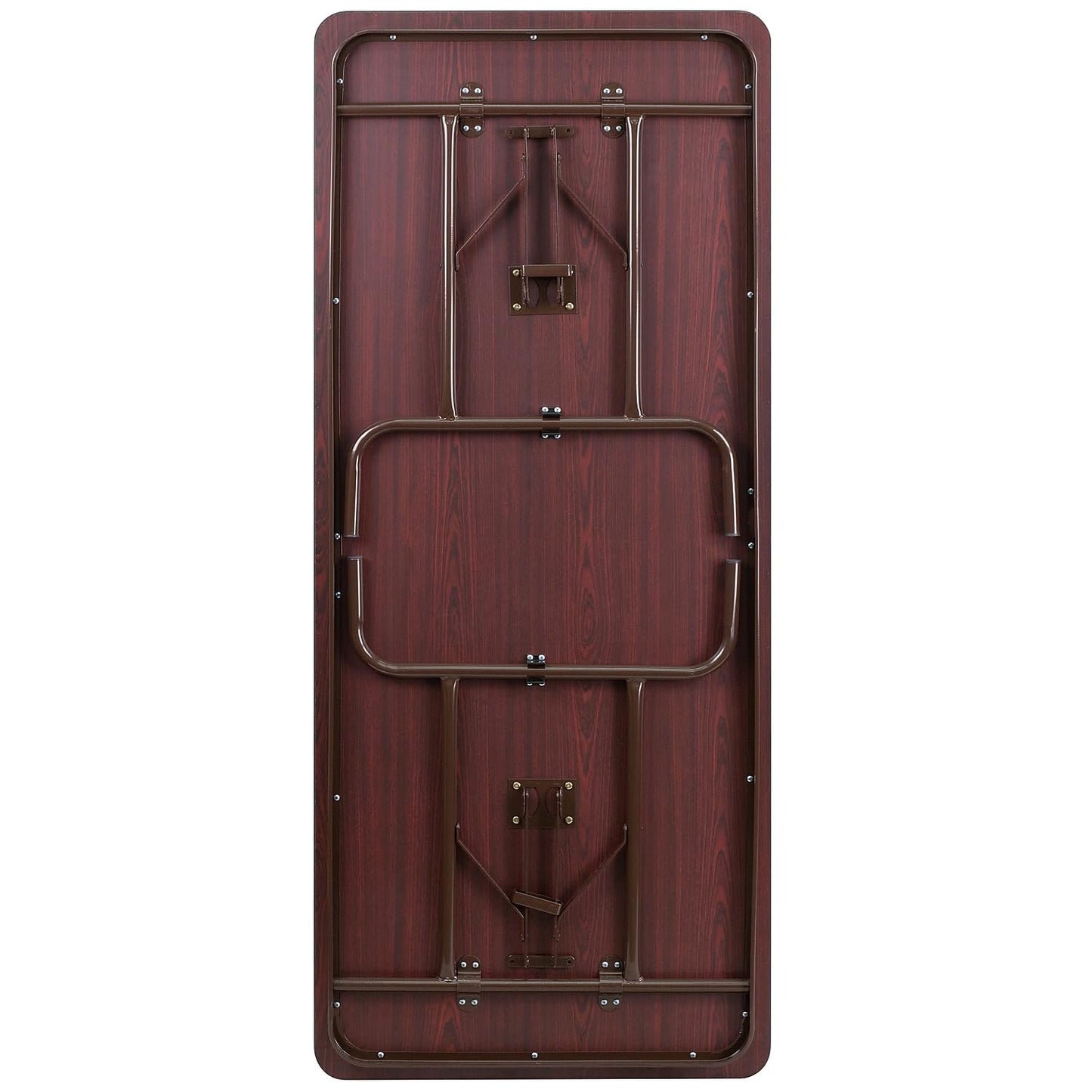 Flash Furniture Floyd 6-Foot High Pressure Mahogany Laminate Folding Banquet Table