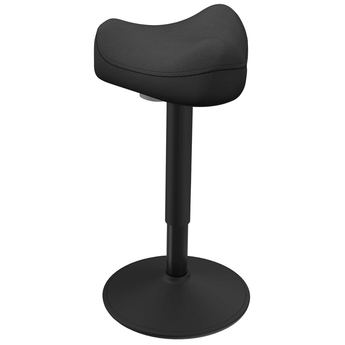 Yonsaeik Standing Stool, Adjustable Ergonomic Office Chair Standing Desk Chair Swivel 360 Degree Swivel Tilting Balance with Saddle Seat for Active Learning Sitting