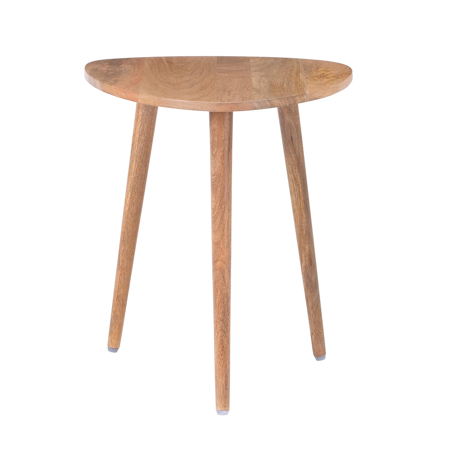 MH London Bond Wooden Triangle End Table - Exclusively Designed Modern Small Side Table. Hand Crafted - Wooden Side Table - Contemporary Design for Small End Tables for Bedroom and Living Room