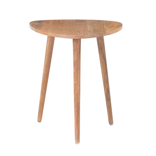 MH London Bond Wooden Triangle End Table - Exclusively Designed Modern Small Side Table. Hand Crafted - Wooden Side Table - Contemporary Design for Small End Tables for Bedroom and Living Room