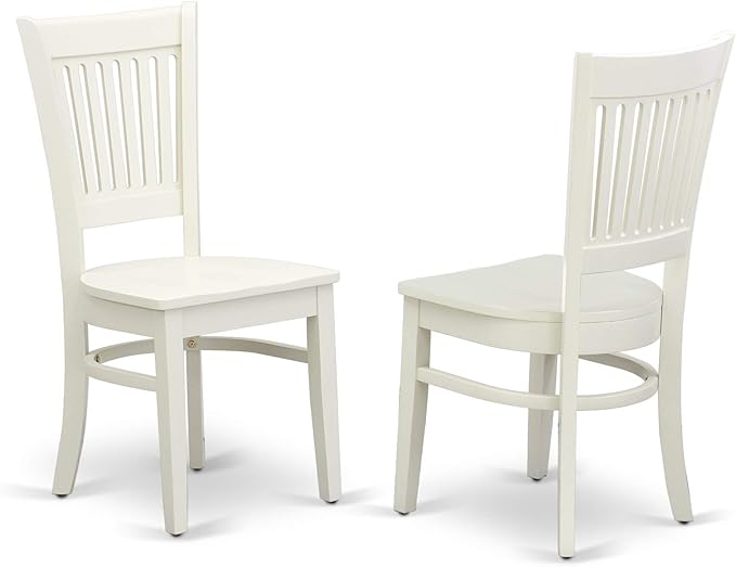 East West Furniture NDVA5-LWH-W 5 Piece Dining Table Set