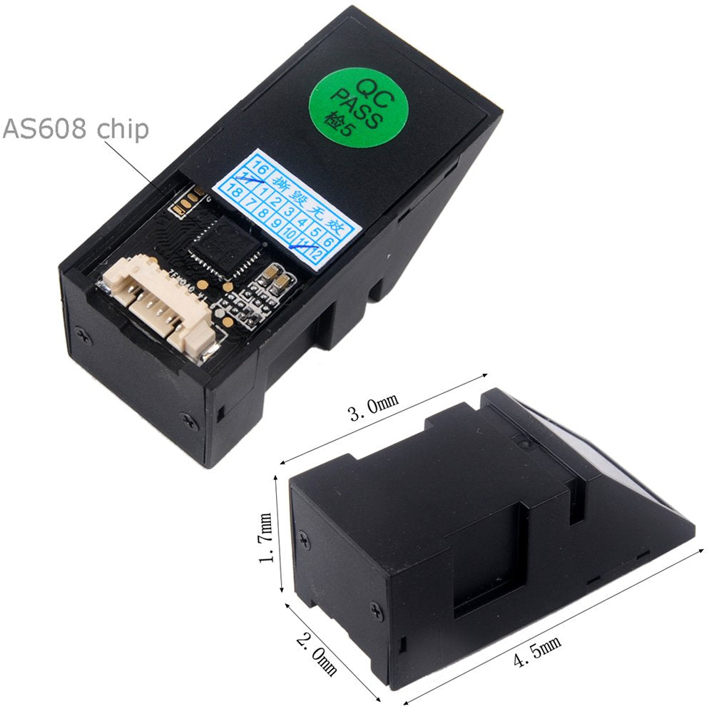Geekstory Optical Fingerprint Reader Sensor Module Door Lock Access Control Red Light for Arduino Mega2560 UNO R3