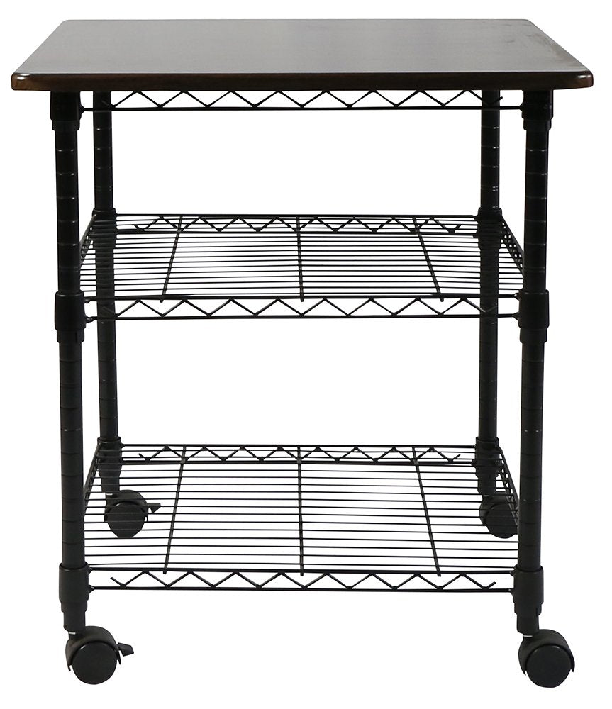 Apollo Hardware Printer Stand Series / 3 Tier Printer Stand(Black) 18" Wx21 Lx27 H (3 Tier)