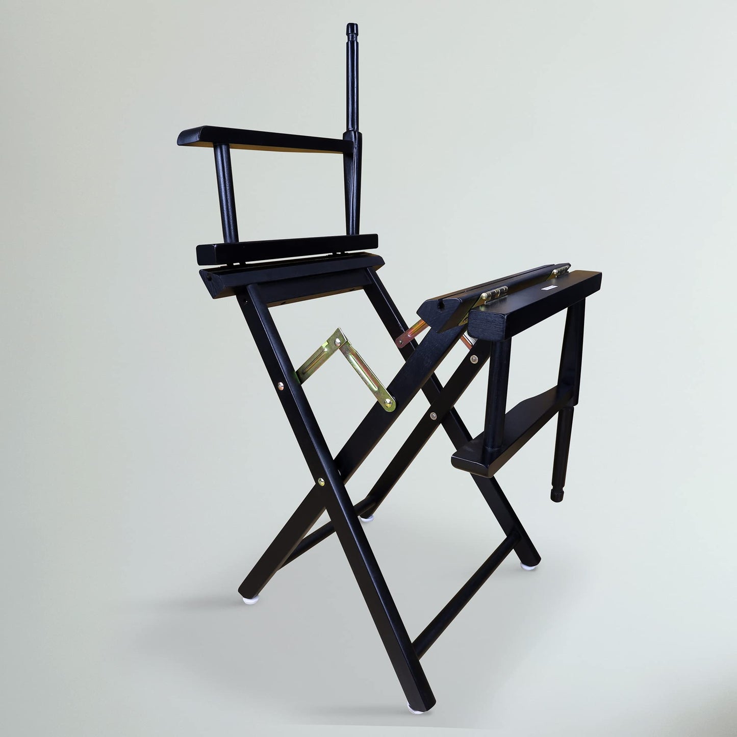 18" Director's Chair Black Frame-Brown Canvas
